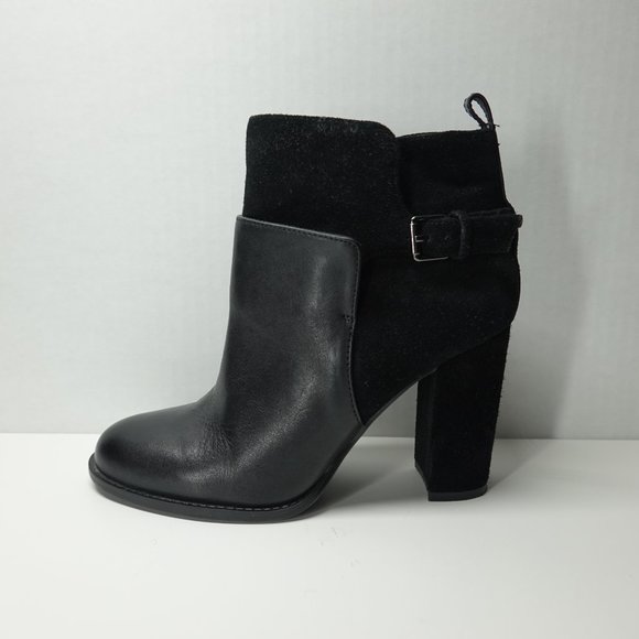 Nine West Leather and Suede Booties Size 6.5 - Picture 4 of 5